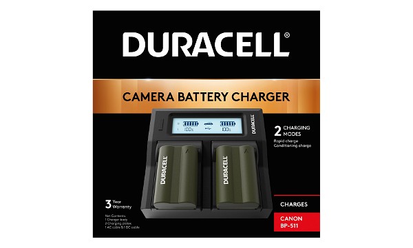 MV30i Canon BP-511 Dual Battery Charger