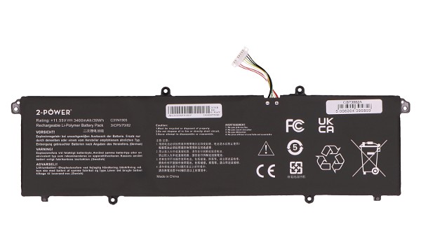 P1502CZA Battery (3 Cells)