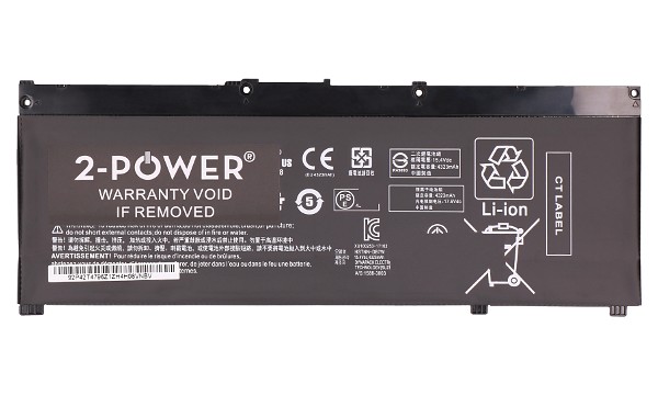 Pavilion Gaming  15-cx0030nr Battery (4 Cells)