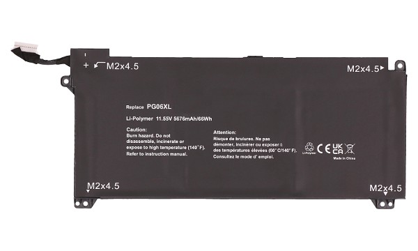 OMEN 15-dh0028TX Battery (3 Cells)